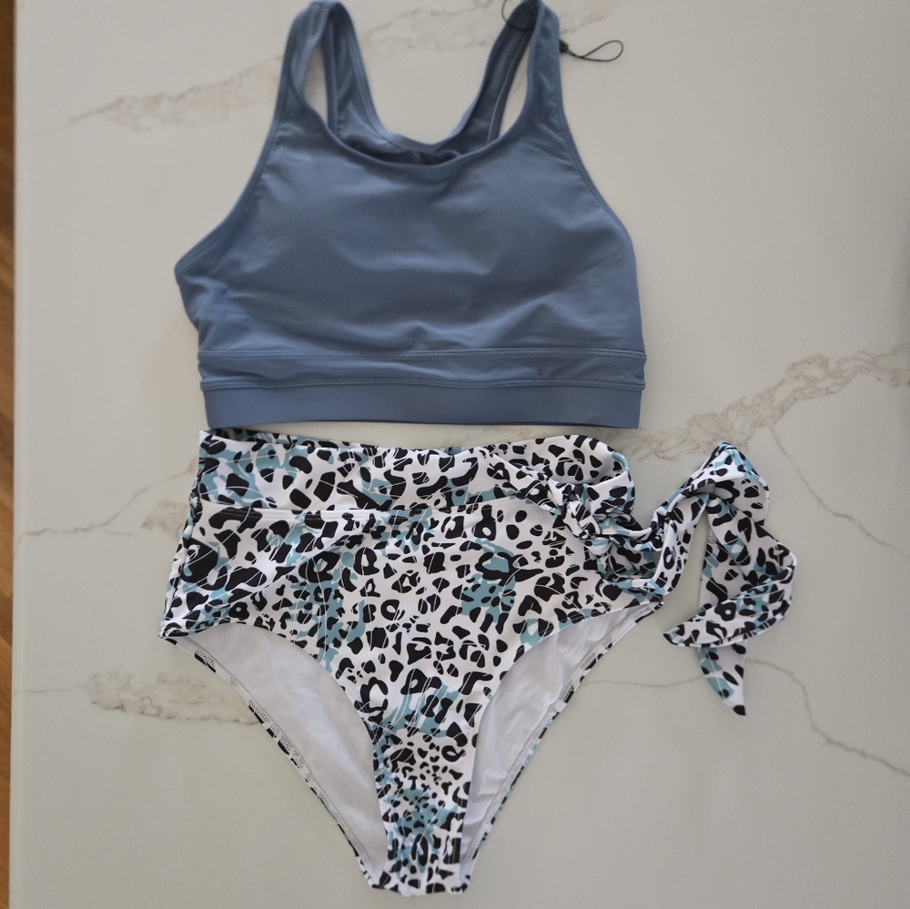 NWOT High Waist Bikini Set